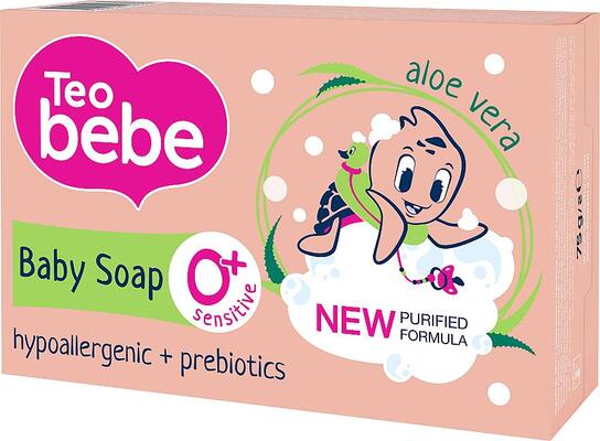 Мило дитяче Teo Bebe з Аloe Vera, 75 г