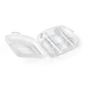 Зубная щетка BabyOno 1545 с массажем для десен прозрачная, 2 штуки