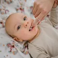 Зубна щітка BabyOno 1545 з масажем для ясен прозора, 2 штуки