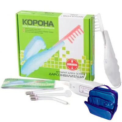 Аппарат Дарсонваль Корона К5-S с барсеткой и 4 электродами