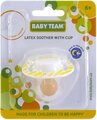 Пустышка латексная Baby Team 3225 вишнеобразной формы с колпачком от 6 месяцев, 1 шт
