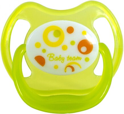 Пустышка латексная Baby Team 3220 классическая от 0 месяцев, 1 шт
