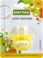 Пустушка латексна Baby Team 3220 класична від 0 місяців, 1 шт