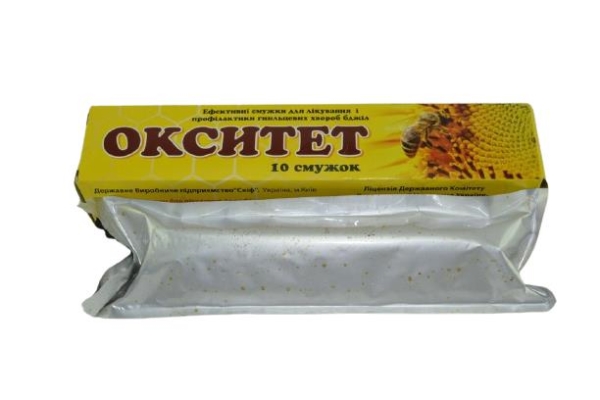 Окситет от гнильцовых болезней пчел, 10 полосок