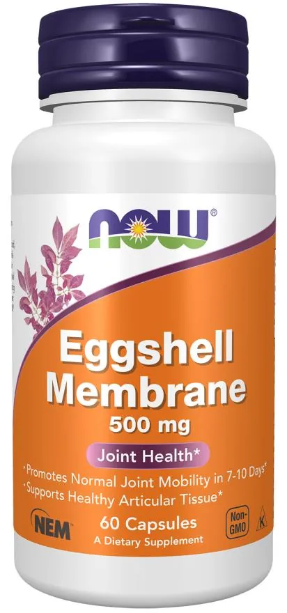 Мембрана яєчної шкаралупи NOW Eggshell Membrane 500 мг вег. капсули №60