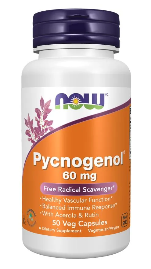 Пікногенол NOW Pycnogenol 60 мг вег. капсули №50