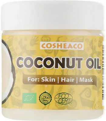 Кокосова олія Cosheaco Oils & Butter для волосся та тіла рафінована, 150 мл