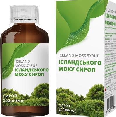 Исландского мха сироп по 200 мл во фл. А+