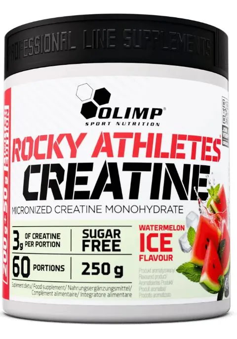 Креатин моногідрат мікронізований Olimp Rocky Athletes Creatine, кавун, 250 г