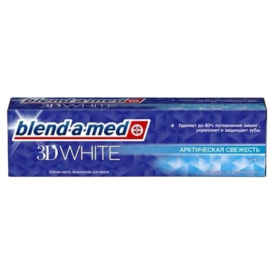 Зубная паста Blend-a-med 3D White Арктическая свежесть, 100 мл