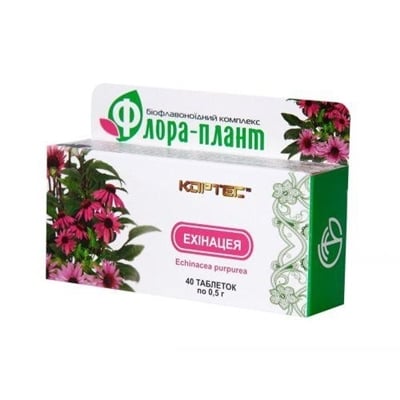 Эхинацея Флора-плант таблетки по 0,5 №40 (10х4)
