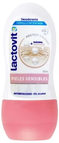 Дезодорант-антиперспірант кульковий Lactovit Sensitive 48h, 50 мл