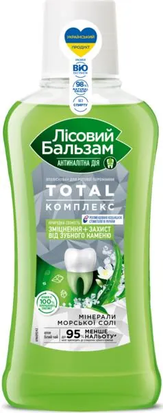 Ополіскувач для порожнини рота Лісовий Бальзам Природна свіжість, 400 мл