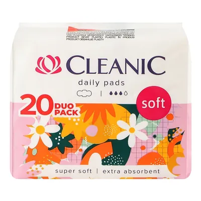 Прокладки гігієнічні Cleanic Soft Duo, 20 шт