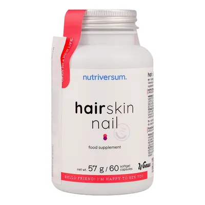 Комплекс для волосся, шкіри, нігтів Nutriversum Hair Skin Nail капсули №60