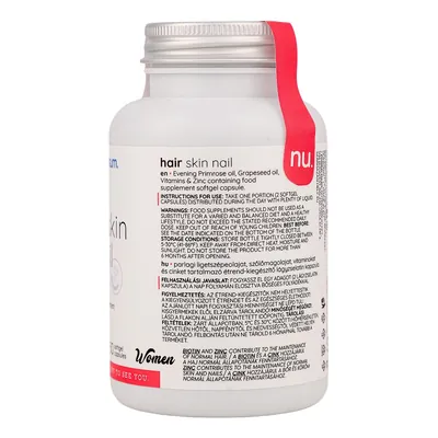 Комплекс для волосся, шкіри, нігтів Nutriversum Hair Skin Nail капсули №60