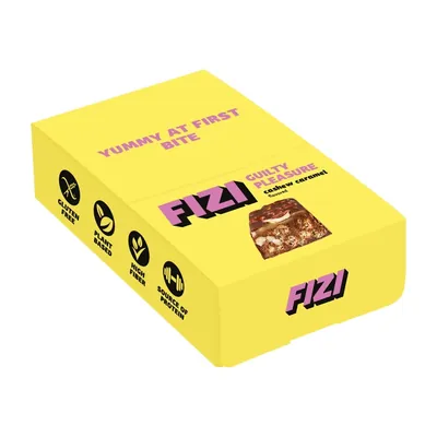 Батончик Fizi Guilty Pleasure кешью карамель, 40 г
