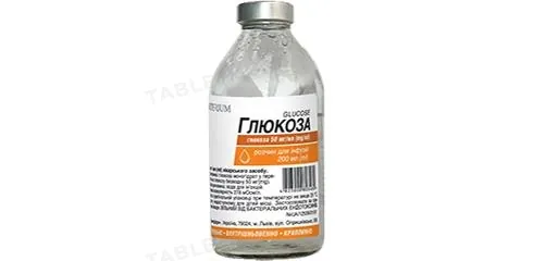 Глюкоза розчин д/інф. 5 % по 200 мл у пляш.