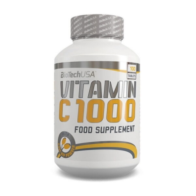 Витамин С Biotech Vitamin C 1000 with rose hips, 100 таблеток