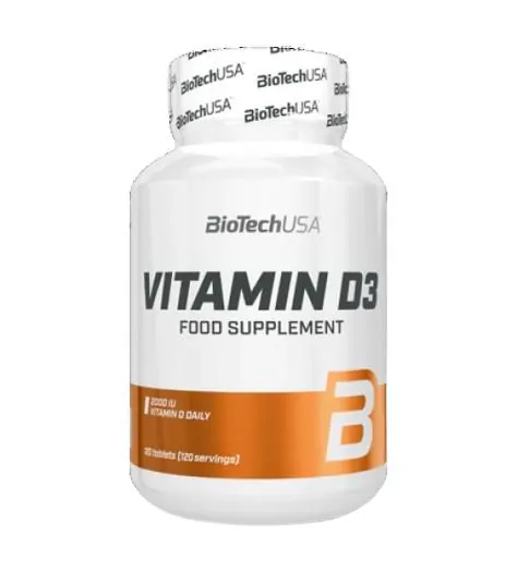 Вітамін Д3 Biotech Vitamin D3 2000 IU, 120 таблеток
