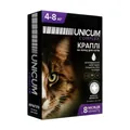 Краплі на холку Unicum Complex від бліх, кліщів і гельмінтів для кішок вагою 4-8 кг, 4 піпетки