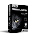 Капли на холку Unicum Premium от блох и клещей для кошек весом 0-4 кг, 3 штуки