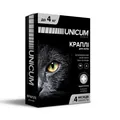 Краплі на холку Unicum Premium від бліх і кліщів для кішок вагою 0-4 кг, 3 штуки