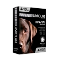 Краплі на холку Unicum Premium від бліх і кліщів для собак вагою 4-10 кг, 3 штуки