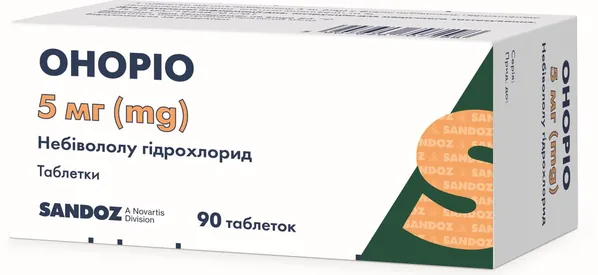 Оноріо таблетки по 5 мг №90 (10х9)