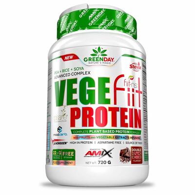 Протеин Amix Nutrition GreenDay Vege-Fiit Protein peanut-choco-caramel, 720 г