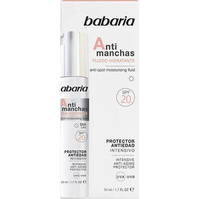 Флюїд для обличчя Babaria SPF20 зволожуючий від пігментних плям, 50 мл