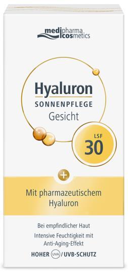 Крем для лица Hyaluron солнцезащитный с SPF30 антивозрастной, 50 мл