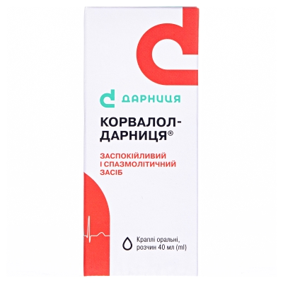 Корвалол-Дарница капли ор., р-р по 40 мл во флак.