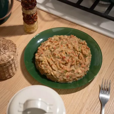 Каша нутова Slavna stravа з м'ясом курки та овочами сублімована, 90 г