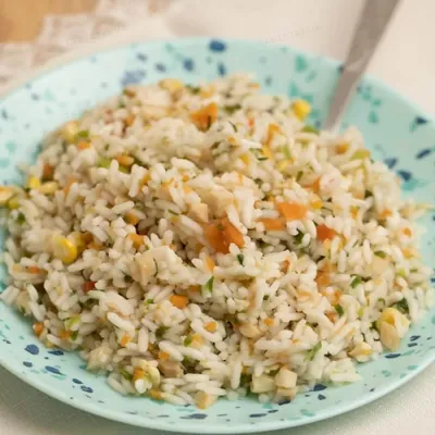 Каша рисова Slavna stravа з м'ясом курки та овочами сублімована, 90 г