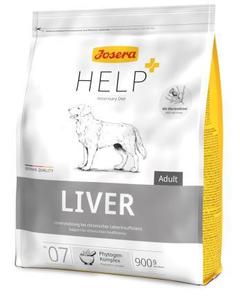 Корм сухой для собак Josera Help Liver Dog для поддержания функции печени, 900 г