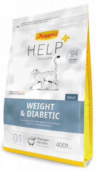 Корм сухой для кошек Josera Help Weight & Diabetic Cat при избыточном весе и диабете, 400 г