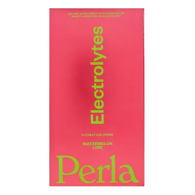 Електроліти Perla Helsa Electrolytes зі смаком кавуна та лайму, 20 стіків по 10 г