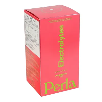 Електроліти Perla Helsa Electrolytes зі смаком кавуна та лайму, 20 стіків по 10 г