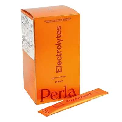 Електроліти Perla Helsa Electrolytes зі смаком апельсина, 20 стіків по 10 г