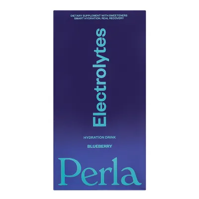 Електроліти Perla Helsa Electrolytes зі смаком лохини, 20 стіків по 10 г