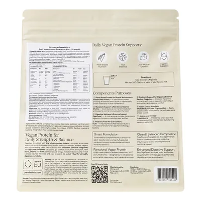 Протеїн гороховий ізолят Perla Helsa Daily Vegan Protein, ваніль, 450 г