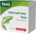 Рыбий жир-Тева капсулы по 500 мг №90 (10х9)