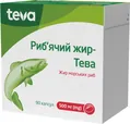 Риб'ячий жир-Тева капсули по 500 мг №90 (10х9)
