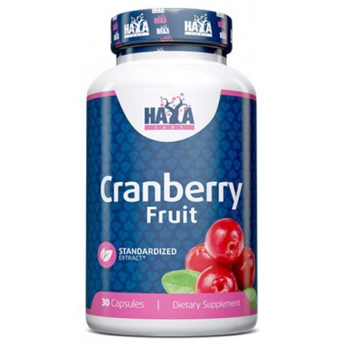 Экстракт плодов клюквы Haya Labs Cranberry Fruit Extract, 30 капсул
