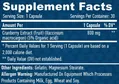 Екстракт плодів журавлини Haya Labs Cranberry Fruit Extract, 30 капсул
