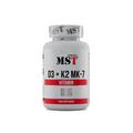Витамин Д3 и К2 (MK7) MST Nutrition Vitamin D3+K2 MK-7, 60 капсул