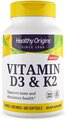 Витамин Д3 и К2 Healthy Origins Vitamin D3+K2, 180 капсул