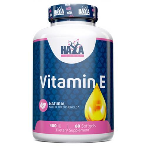 Вітамін E Haya Labs Vitamin E Mixed Tocopherols 400 МО, 60 гелевих капсул