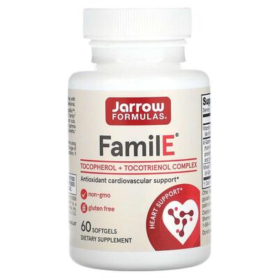 Вітамін Е Jarrow Formulas Famil-E, 60 капсул